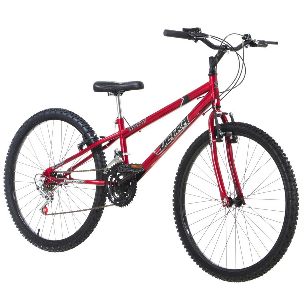 Bicicleta Aro 24 Rebaixada 18 Marchas Aço Carbono Ultra Bikes