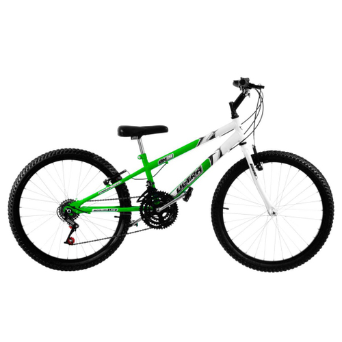 ULTRA BIKE Bicicleta Bikes Feminina Aro 24 – 18 Marchas Cinza