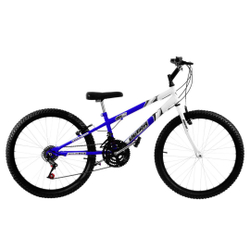 Bicicleta Rebaixada Azul e Branca Aro 24 18 Marchas Pro Tork Ultra é ruim? Bicicleta Rebaixada Azul e Branca Aro 24 18 Marchas Pro Tork Ultra é boa?