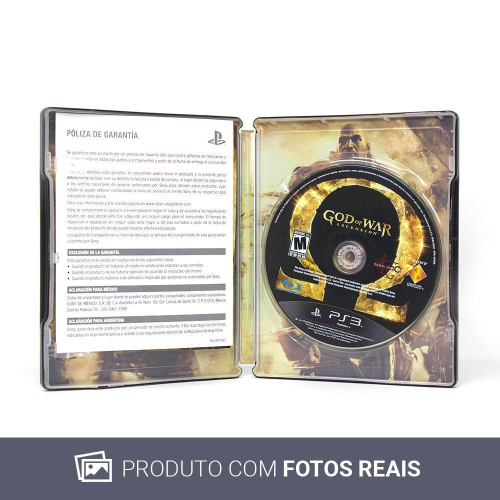 Mídia Física God of War Ascension Steelcase - PS3 é na Dino Games - Dino  Games