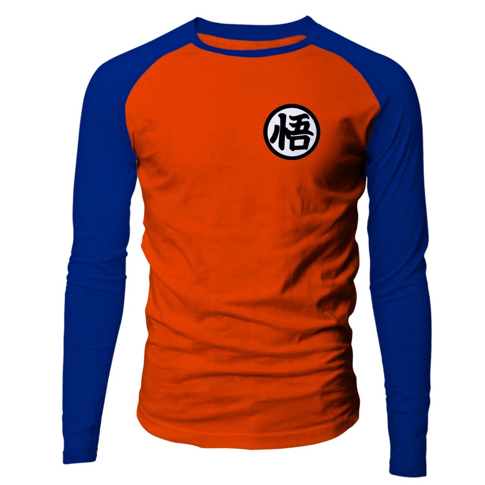 Camiseta Raglan Dragon Ball Goku Deus Cabelo Azul Ssj 1298