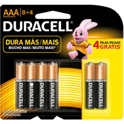 Duracell Pilha Alcalina aaa Leve 12 Pague 8 Menor preço em Duracell Pilha Alcalina aaa Leve 12 Pague 8