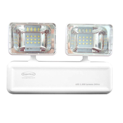 Luminaria de emergência LED 1200 lumens 2 farois 24 Vcc Menor preço em Luminaria de emergência LED 1200 lumens 2 farois 24 Vcc
