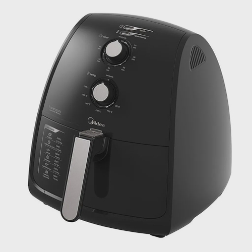 Fritadeira Elétrica 4L Sem Óleo Air Fryer Midea Preto 127V Em Promoção ...