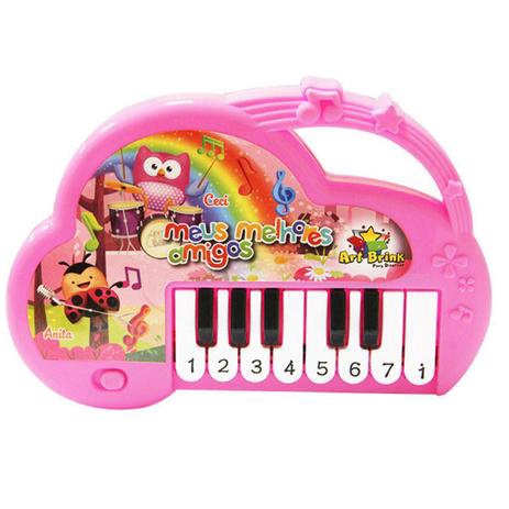 Teclado Piano Musical Bebê Brinquedo Infantil Divertido