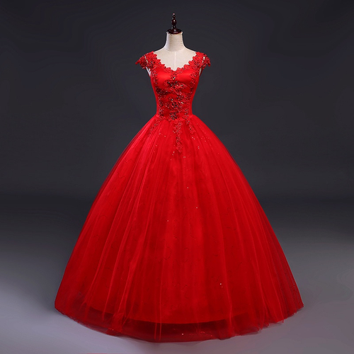 VESTIDO PRINCESA VERMELHO