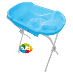 Banheira Infantil Ergonômica New Com Suporte - Tutti Baby - Azul é boa?