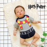 Body Roupa Bebê Harry Filme Speak Mandrake Potter Infantil  Cor:Branco;Tamanho:G