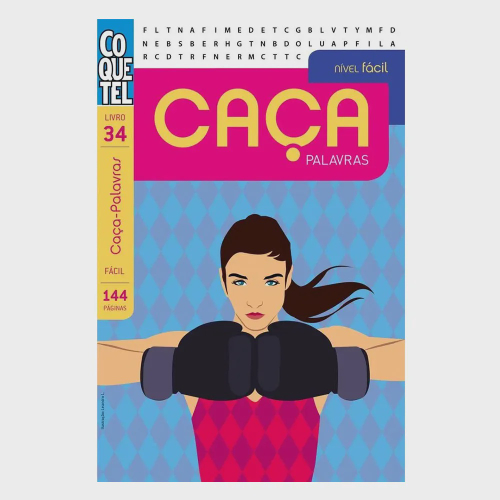 Revista Coquetel Caça Palavras Nível Fácil em Promoção na Americanas