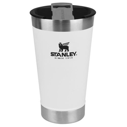 COPO STANLEY C/TAMPA 473ML BRANCO 8031 - COPO STANLEY C/TAMPA 473ML BRANCO  8031 - STANLEY, copo stanley 