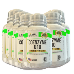 Coenzima Q10 caps 100mg 60 cápsulas kit com 6 potes Menor preço em Coenzima Q10 caps 100mg 60 cápsulas kit com 6 potes