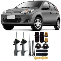 04 Amortecedores + 04 Kits Batentes Ford Fiesta 2003 Até 2013 DianteiroTraseiro Menor preço em 04 Amortecedores + 04 Kits Batentes Ford Fiesta 2003 Até 2013 DianteiroTraseiro