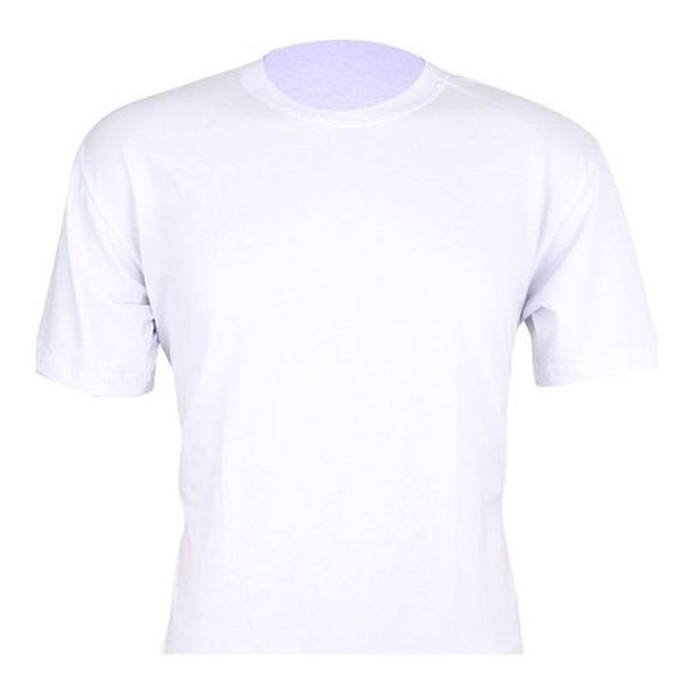 camiseta branca lisa feminina algodão
