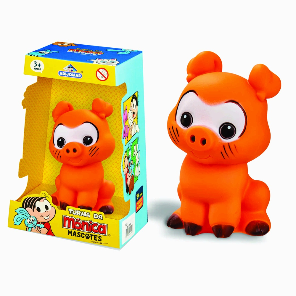 Boneco mascote do cascão porquinho chovinista brinquedo turma da mônica baby adijomar Boneco mascote do cascão porquinho chovinista brinquedo turma da mônica baby adijomar