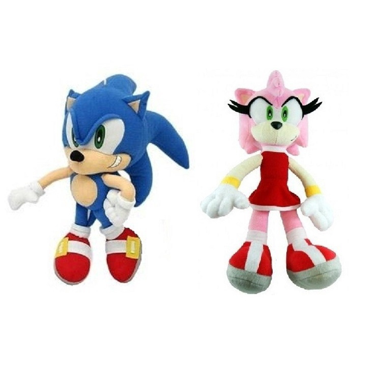 Boneco Pelúcia turma do sonic AMY - MUNDOENCANTOKIDS