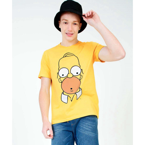 Moletom masculino algodao simpsons homer no Shoptime