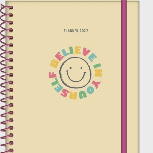 Planner 2023 espiral be bold jandaia sortido em Promoção Ofertas na