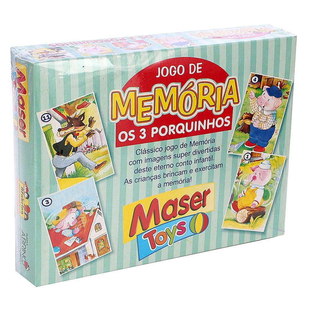 Jogo Memoria 32 Cartas AR Kids - Lojas Tem