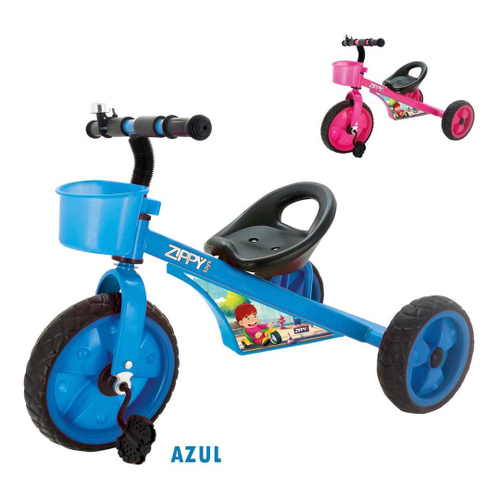 Triciclo Nathor Motoca Masculina Azul Bicicleta Infantil : :  Casa