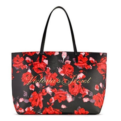 black and white flower tote bolsa
