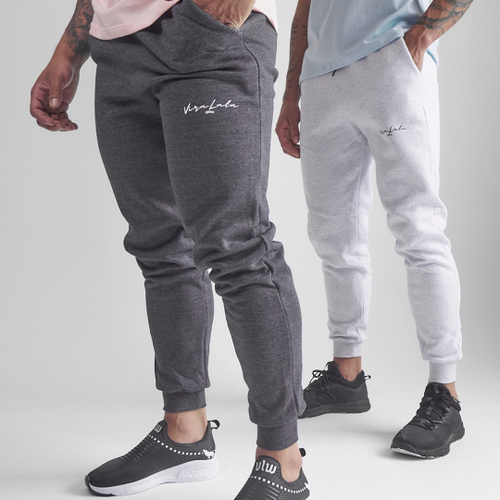 Kit 3 Calça Moletom Masculina Jogger Com Elástico, Academia Esporte Com ...