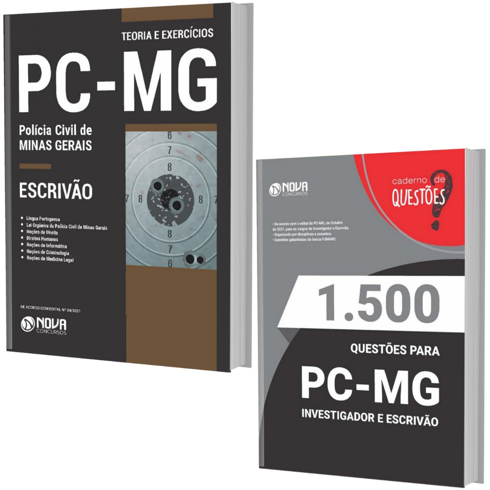 Concurso PC MG Investigador / Escrivão - Noções de Criminologia 