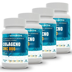 Kit 4 Colágeno Zmc Duo Tipo 1 E 2 60 Comprimidos Apisnutri é boa?