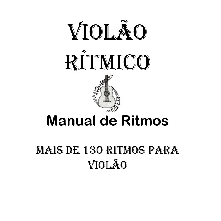 Setas que indicam a batida do ritmo no violão