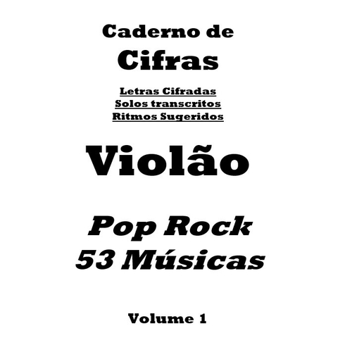 Caderno De Cifras E Tablaturas Violão 184 Pag 95 Músicas