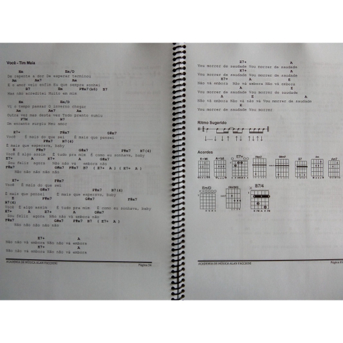 Caderno de Cifras Legião Urbana para Violão - Academia de Música