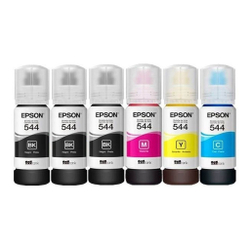 Kit combo de 6 refil tintas epson T544 original L3110 L3150 Menor preço em Kit combo de 6 refil tintas epson T544 original L3110 L3150