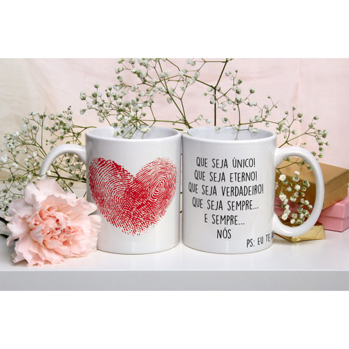 Caneca Declaração De Amor: Tradução Do Que Eu Sinto Por Você (Amarela)