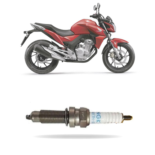 Cbx Twister Vela Irídium Cr8ehix-9 Cachimbo Ngk Sd05fmgc