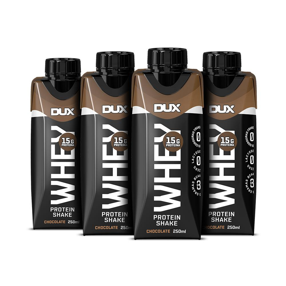 Whey Protein Shake Dux Nutrition - 4 Unidades