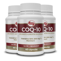 Coq 10 (coenzima Q10) - 3x 60 cápsulas - Vitafor Menor preço em Coq 10 (coenzima Q10) - 3x 60 cápsulas - Vitafor