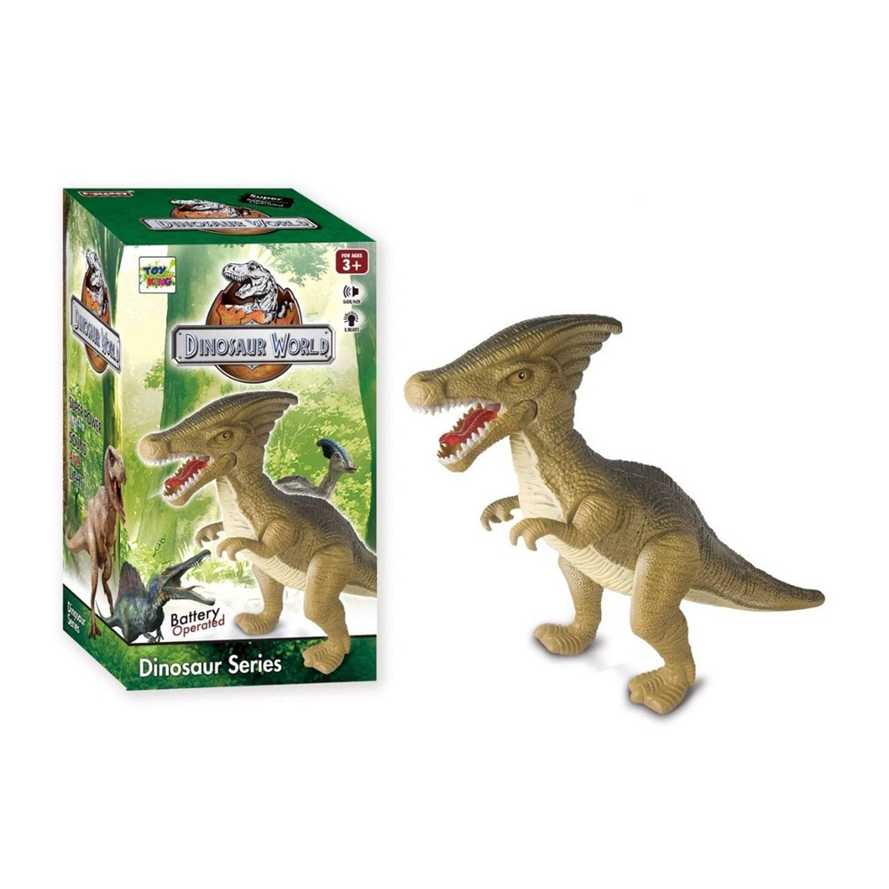 Dinossauro Tiranossauro Rex Emite Som e Luz 19cm - Pais e Filhos