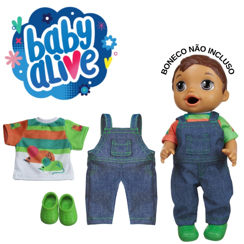 Roupa Boneca Baby Alive M060