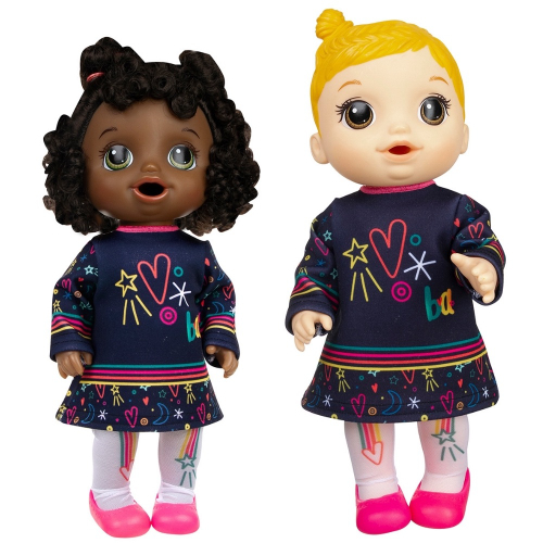 Roupa boneca baby alive hasbro original - kit neon em Promoção na