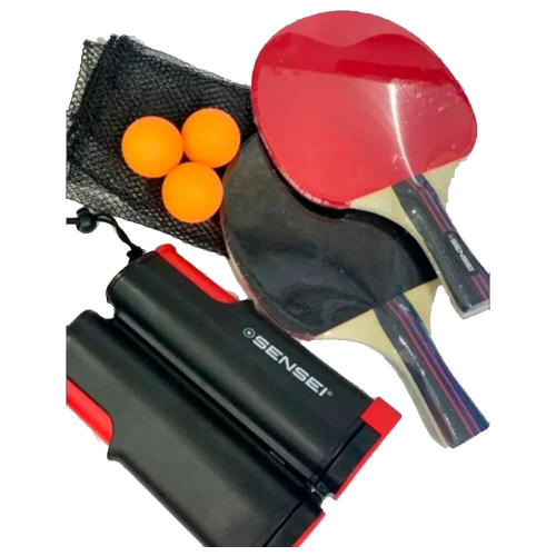 Raquete de Ping Pong Kit para 2 Jogadores e 1 Bola