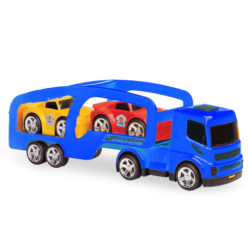 Kit 2 Cegonheira Truck Carreta Caminhão Brinquedo Com 8 Carros