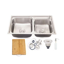 Cuba Pia Gourmet Luxo Prizi Queenbox Aço Inox 201 43x78cm Kit Completo é boa?