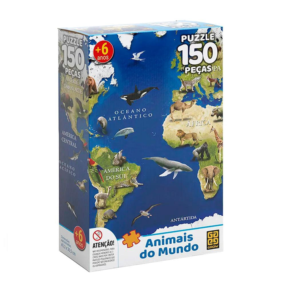 Puzzle Quebra-Cabeça Leões 150 Peças - Grow - Livraria e Papelaria