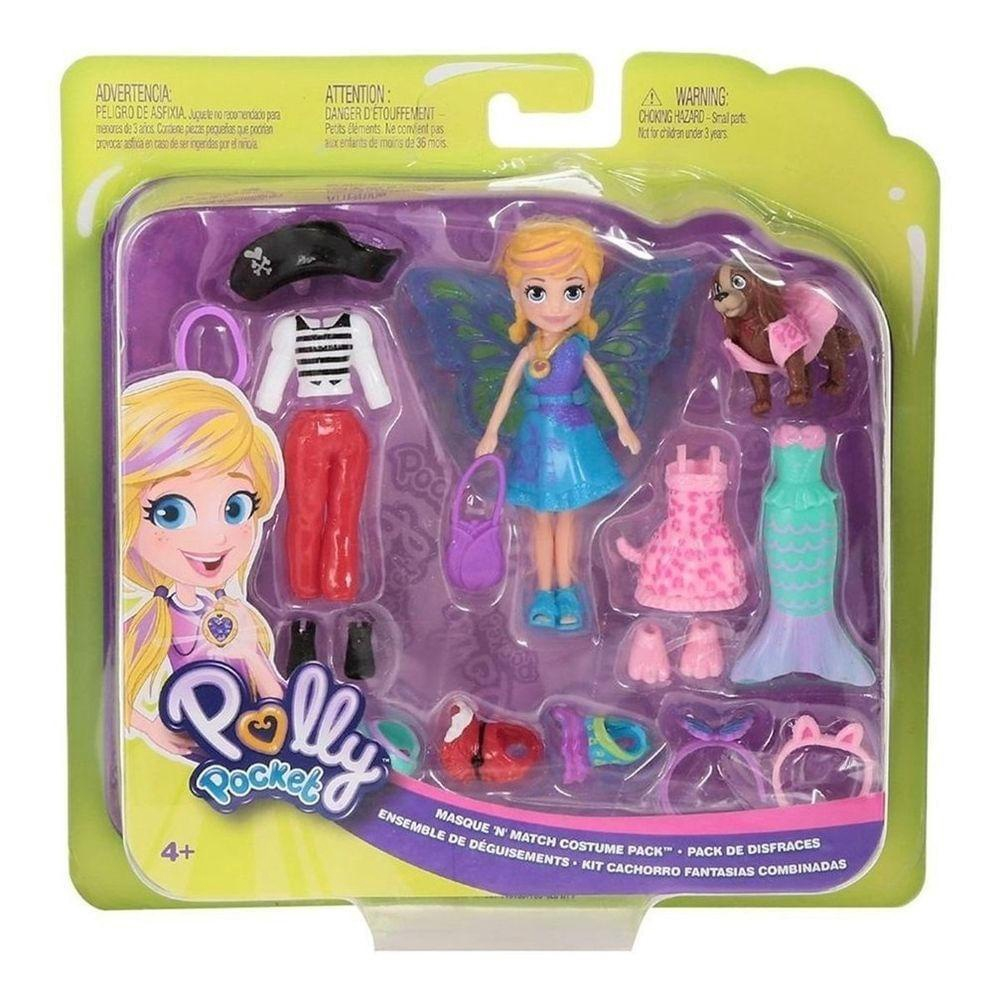 Boneca Polly Pocket Conjunto de Viagem - Mattel - nivalmix