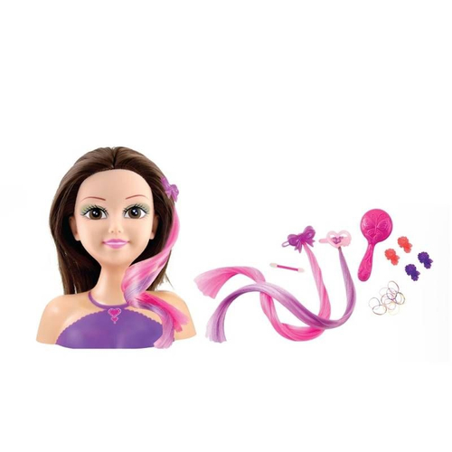 Boneca Para Maquiagem e Penteado Sparkle Girlz Morena - dtc em Promoção na  Americanas