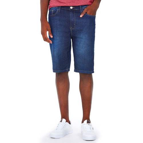 bermuda jeans masculina basica