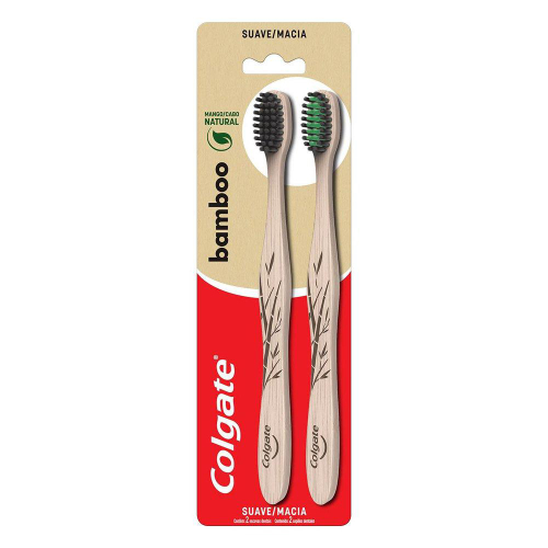 Escova Dental Colgate 360 Carvão com 2 unidades