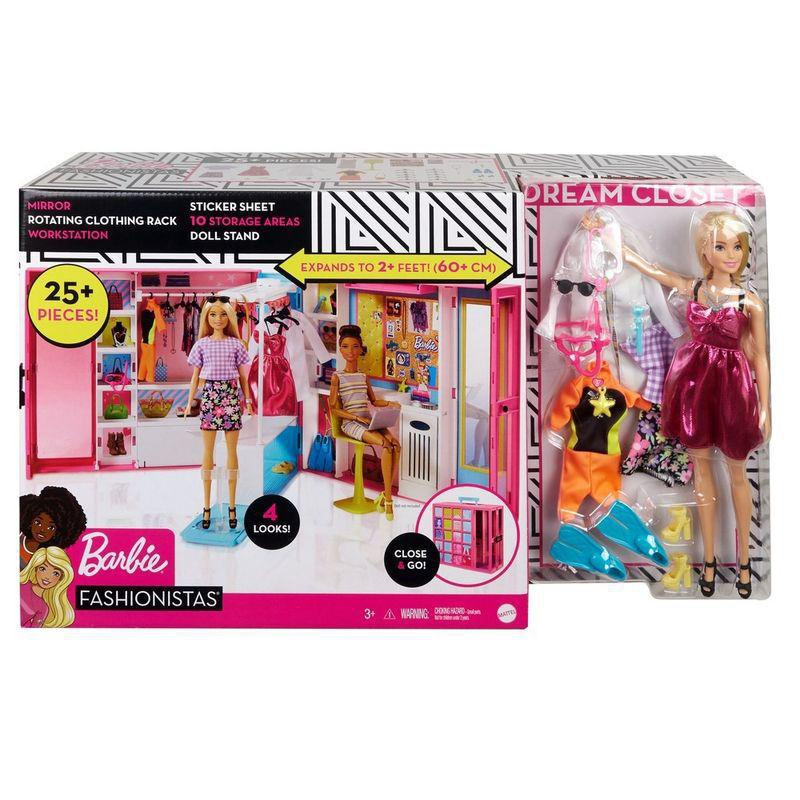 Boneca Barbie Fashionistas Guarda Roupa de Luxo - Mattel em Promoção na  Americanas