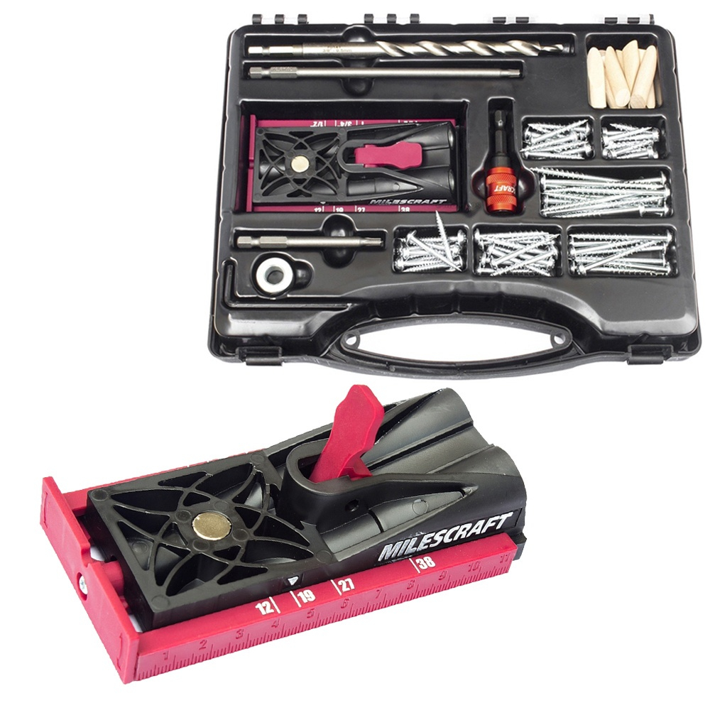Kit Gabarito de Furacao e Fixacao Jig200 1323 Milescraft em Promocao na Americanas