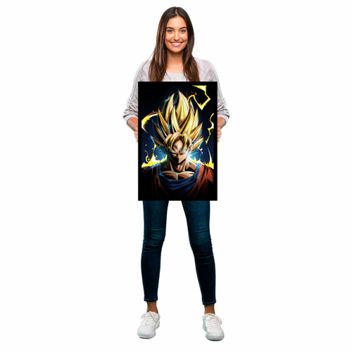 Quadro Decorativo Dragon Ball Z Goku Sayajin 1 Peça M13 - Quadros  Decorativos - Quadro Decorativo - Magazine Luiza