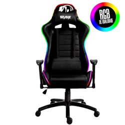 Cadeira Gamer Preta Coral Snake Gaming rgb Led Reclinável - 580 Menor preço em Cadeira Gamer Preta Coral Snake Gaming rgb Led Reclinável - 580